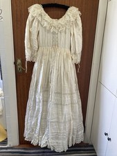 Vintage 1980 Mr Gubbins 100% Pure Silk Wedding Dress/Gown Ivory