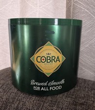 Cobra Beer Green Plastic Ice