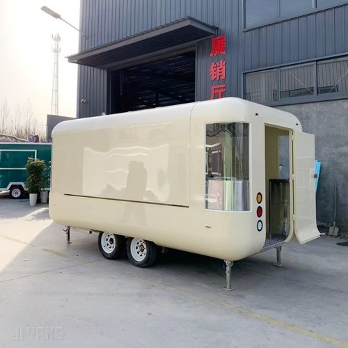 Cream mobile food - cream, trailer