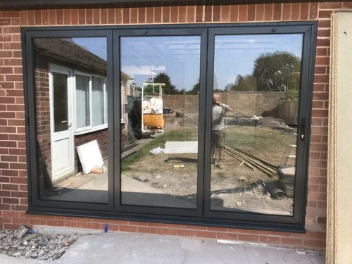 Aliminium folding doors - aliminium, bi-folding