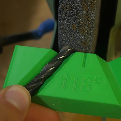 Drill bit sharpening guide - drill,