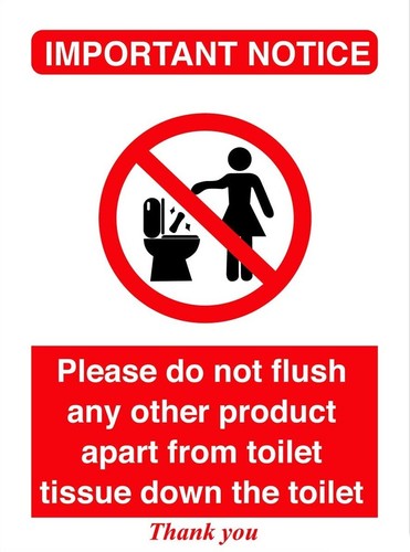 Not flush wet wipes only - do,
