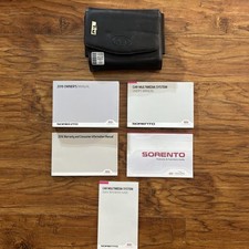 2016 Kia Sorento owners manual with leather case and extras