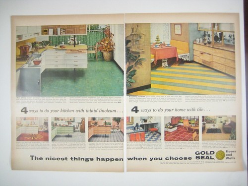 Gold seal vintage - gold, 1950s