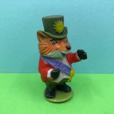 Vintage Richard Scarry Busy Puzzle Town Mayor Fox Toy Figure Spare 1970s 1976
