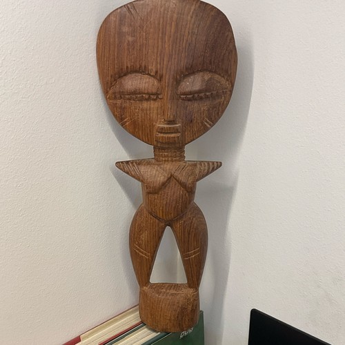 Hand carved wooden african - wooden,