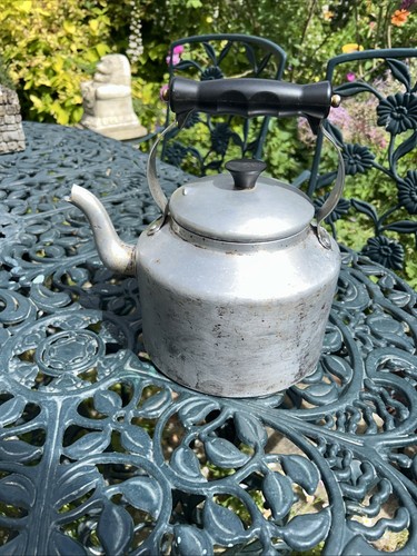 Solid large vintage aga kettle - aga,
