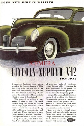 Lincoln zephyr sedan - lincoln-zephyr,