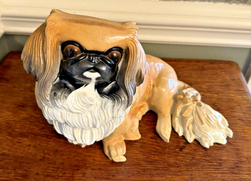 Nymphenburg porcelain pekinese - nymphenburg,