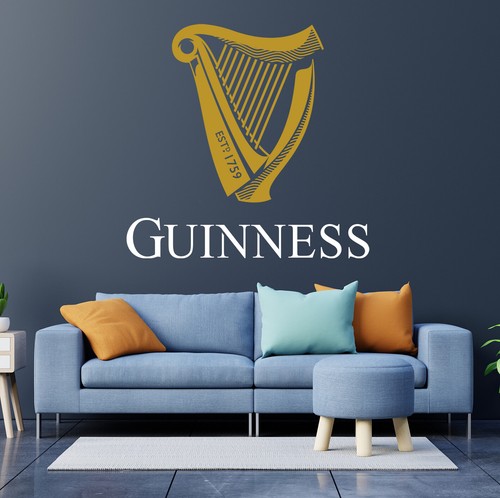 Guinness wall decal beer - guinness,