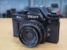 Zenit Automat 35mm SLR Camera & Cosina 24mm F2.8 PK Mount Lens. No u18788
