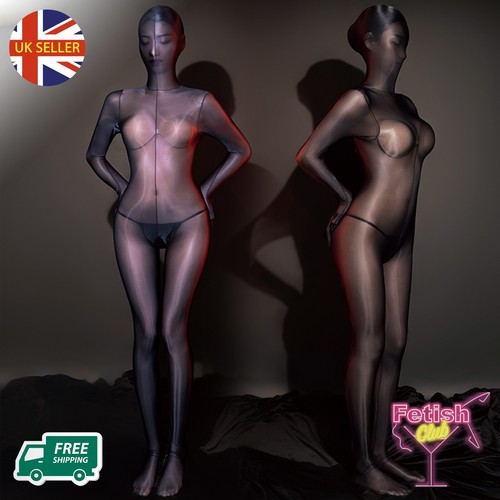 Glossy full encase catsuit - encase,