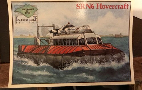 Srn6 hovercraft solent ferry - hovercraft,