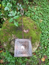 ANTIQUE METALWORK BEAUTIFULLY PATINATED DECORATIVE CHESTNUT ROASTER