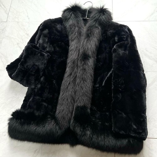 Premium real fur black - fur,