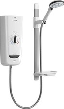 Mira Advance Thermostatic Electric Shower 8.7kW White & Chrome 1.1785.001