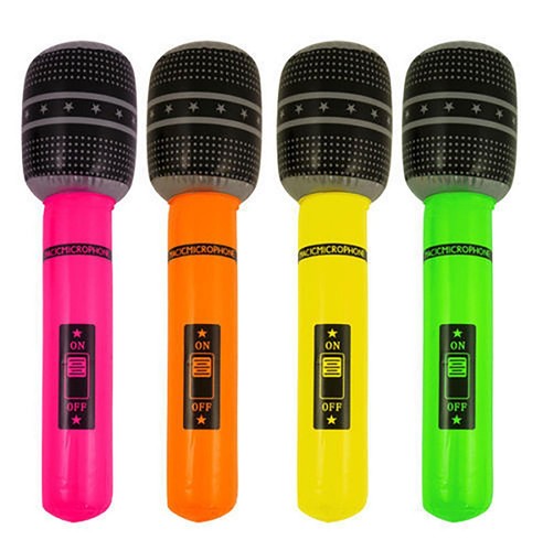 Inflatable microphone blow - inflatable,