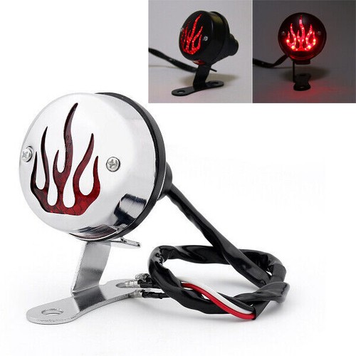 Red flame fire rear - red,