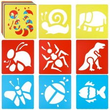 1 Set Painting Stencils Animal Stencils Dinosaur Stencils Reusable Large Wall