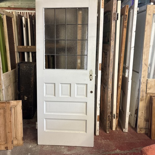 1930s leaded light door - leaded, ￼
