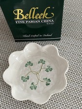 Belleek Shamrock Sweet Dish