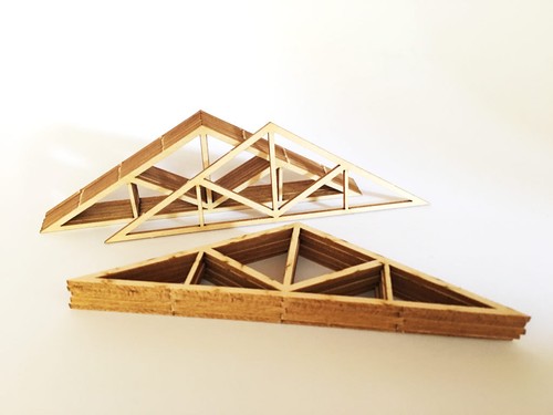 Real wood roof trusses - wood,