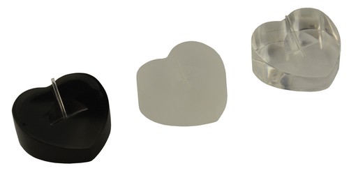 Acrylic heart ring - heart,