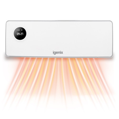 Over door downflow fan heater - over,