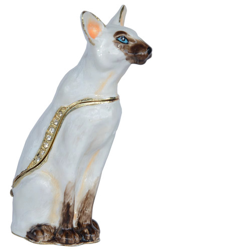 Trinket box siamese cat - siamese,