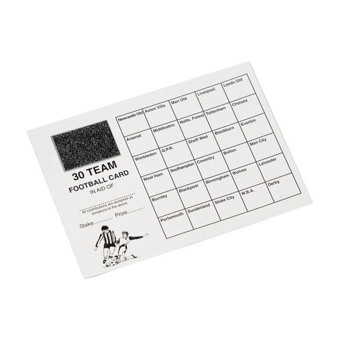Football scratch cards - scratch, 30