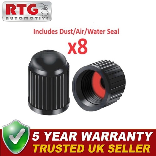 Tyre valve dust caps with - 8x,