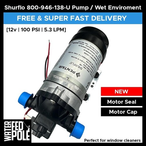 New shurflo 100psi pump 2lpm - new,