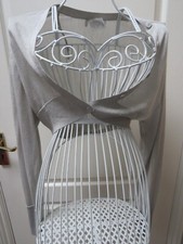 Bolero Shrug Cardigan S Silver