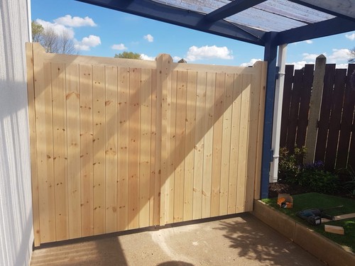Wooden driveway gates - driveway, frame