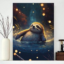 Sloth Full Drills Painting Embroidery Art Decor Cross UKLO00 Stitch Kits T9E2