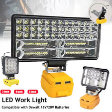 LED Work Light for Dewalt 18V 20V XR Battery 6500K Cordless Flashlight Dual USB