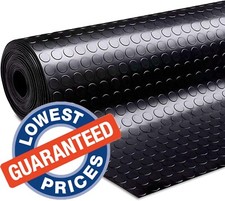 Rubber Matting Heavy Duty Flooring Garage Non Slip Industrial Work Gym Van Shed