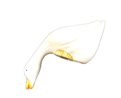 Porcelain hanging white - white, goose