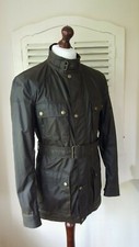 BNWT Authentic Belstaff Roadmaster Faded Olive Wax Jacket (UK 44; EU/It 54; XL)