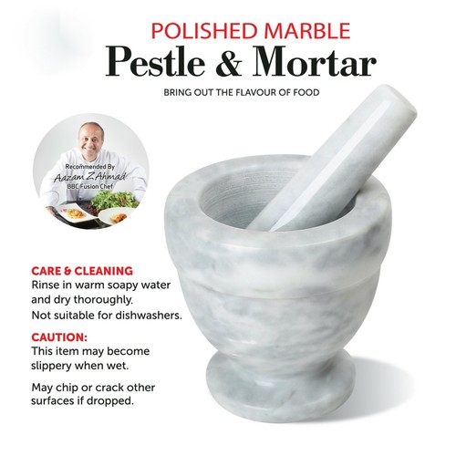 Pestle and mortar set bowl - mortar,
