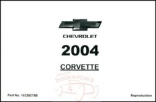 2004 CORVETTE OWNERS MANUAL