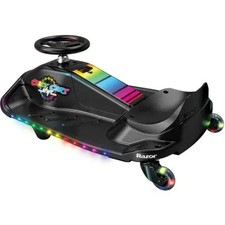 Crazy Cart Shift Lightshow 12V Electric Drift Machine Kids Ride On Spin Light Up