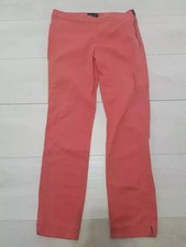 TOPSHOP Skinny Ankle Jeans Size 6 W26 L24 Red Denim Zip Stretch Cotton Blend