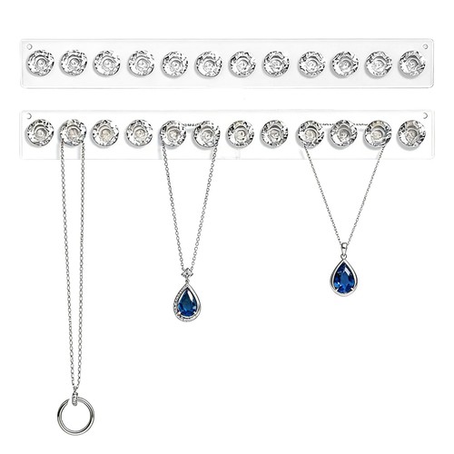 2pcs acrylic necklaces - acrylic, holder