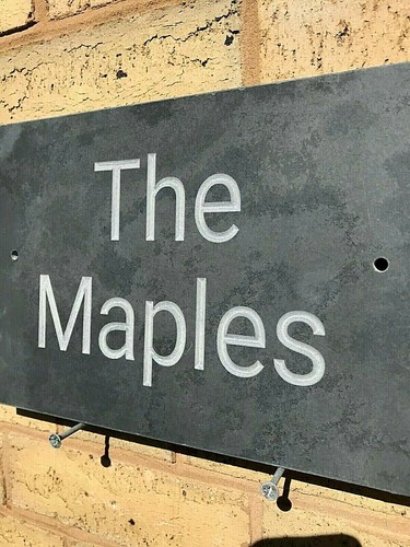 Large slate house sign - large,
