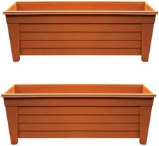 Elegant Set of 2 Terracotta