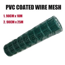 PVC Coated Wire Mesh Fencing Green Galvanised Garden Fence Welded Wire Mesh UK