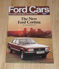 Ford Brochure 1976 Cortina S Granada Ghia Coupe 3.0 V6 Capri Escort Sport