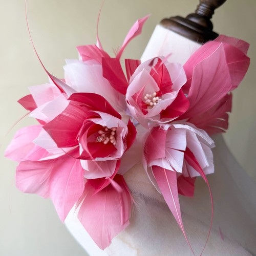 Elegant feather mount - mount, flower