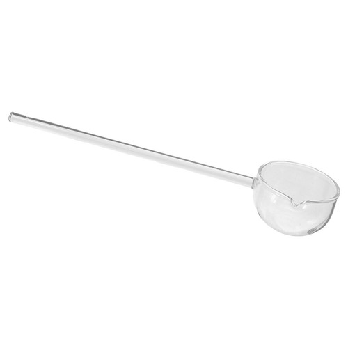 Glass serving ladle soup - ladle:,